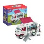 Vétérinaire Mobile avec Poulain Hanovrien, coffret schleich avec kit de radiographie et 1 cheval schleich, coffret jeu vétérinai