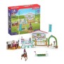 Tournoi équestre entre amis, coffret schleich avec 86 éléments inclus dont 1 cheval schleich et 2 personnages, coffret figurines