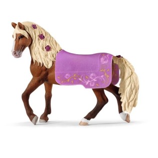 Étalon Paso Fino Spectacle équestre, coffret schleich avec 1 cheval schleich et 1 couverture, coffret figurines pour enfants des