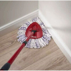 Mop with Bucket Vileda 167751 Noir Rouge Microfibre Plastique