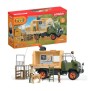 Gros camion de sauvetage d'animaux, coffret de jeu de 45 pieces avec 2 figurines d'animaux, 1 figurine de ranger articulée et de