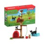 Assortiment  de Figurines d'Animaux avec Chats et Chatons - Coffret de Jouets. Figurines réalistes avec Maman Chat et Chaton pou