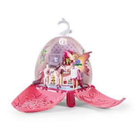 Café des Elfes - Coffret de jouets Magique de 21 Pieces avec Fée, Licorne, Maison et Accessoires - Maison de Poupées Enchantée -