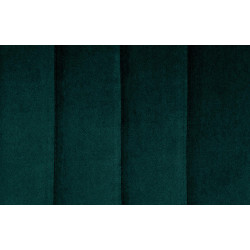 Lot de 2 tabourets de bar Toni velours noir vert