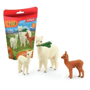 Figurine Alpaga, pour enfants des 3 ans - Schleich 42544 WILD LIFE