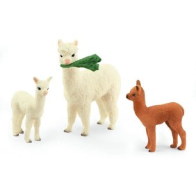 Figurine Alpaga, pour enfants des 3 ans - Schleich 42544 WILD LIFE