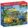 Mission de transport Dino, coffret de 43 pieces avec figurine tricératops et camion de transport, jouets dinosaures pour enfants