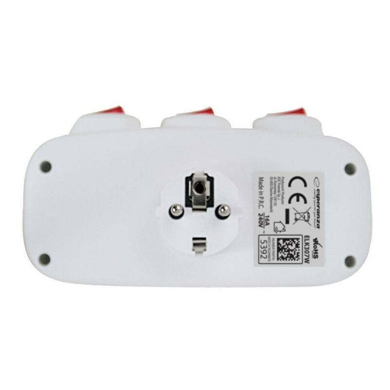 Multiprise Esperanza ELK307W 3 Prises
