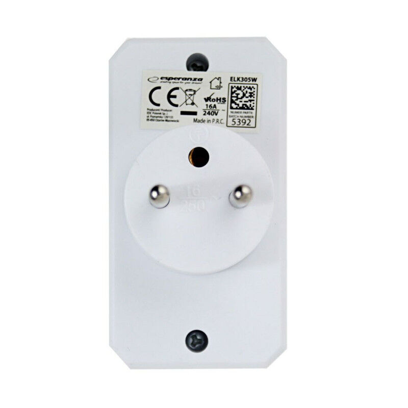 Multiprise Esperanza ELK305W 2 Prises