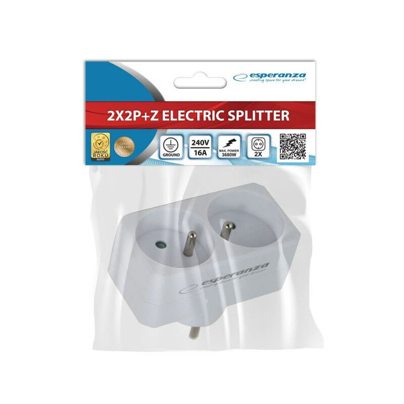 Multiprise Esperanza ELK305W 2 Prises