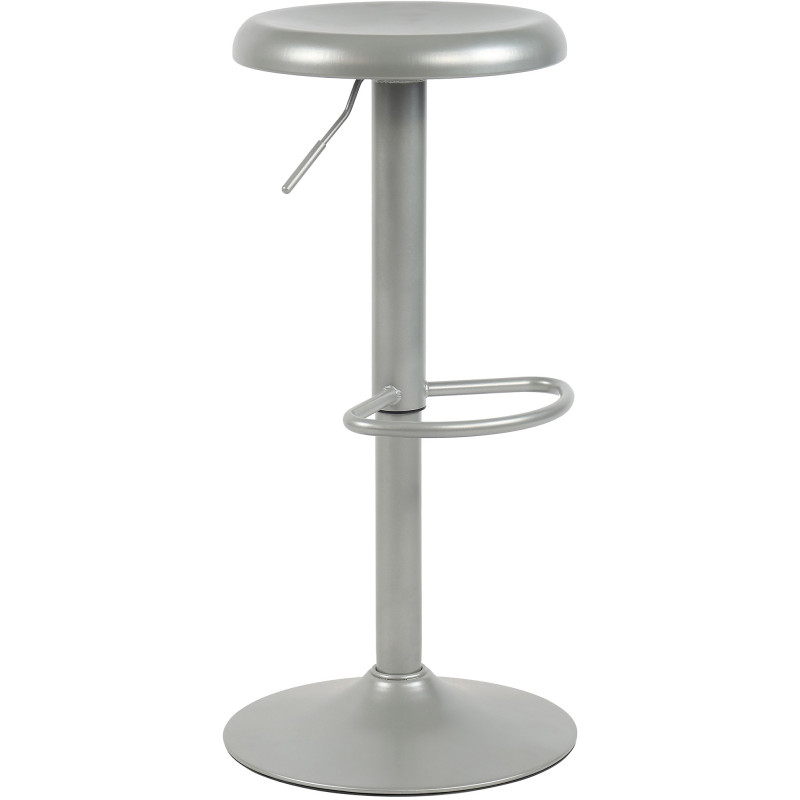 Tabouret de bar argenté Williston