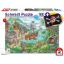 Puzzle Fantastique - SCHMIDT SPIELE - Dans la baie aux pirates - 100 pieces - Multicolore et vert