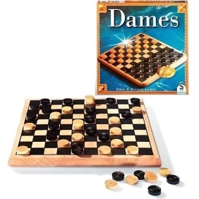 Dames bois tradition - jeu de société - SCHMIDT AND SPIELE