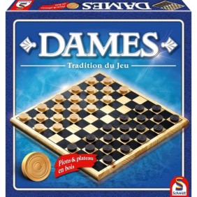 Dames bois tradition - jeu de société - SCHMIDT AND SPIELE