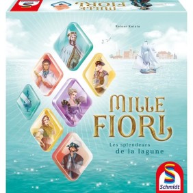 Mille fiori - Jeux de Société - SCHMIDT SPIELE - Plongez dans un monde coloré avec ce jeu de construction de motifs !