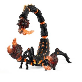 Scorpion de lave, figurine fantastique avec pieces mobiles et rotatives, jouet monstre pour enfants des 7 ans - schleich 70142