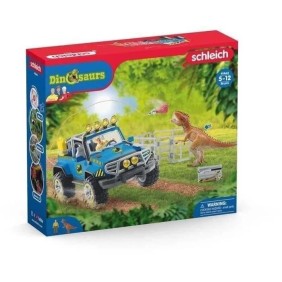 Voiture tout-terrain avec avant-poste Dino - SCHLEICH - 41464 - Dinosaurs