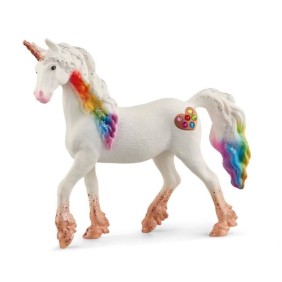 Figurine - SCHLEICH - Licorne arc-en-ciel, femelle - Gamme bayala