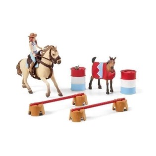 Entrainement au ranch, Coffret schleich univers équestre, coffret figurines pour enfants de 5 ans et plus, schleich 72157 HORSE