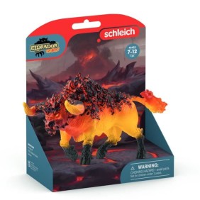 Figurine Taureau de feu, Schleich 42493 Eldrador Creatures, des 7 ans