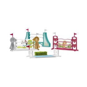 Accessoires - obstacles, des 5 ans, Schleich 42612 Horse Club - Accessoire, 19 x 6 x 14,6 cm