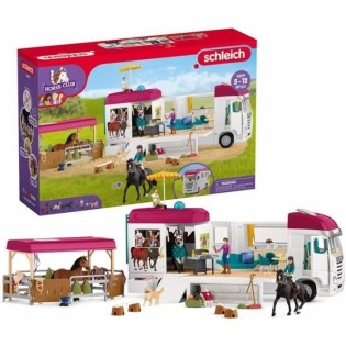 Camping-Car Equestre, des 5 ans, schleich 42619 HORSE CLUB - coffret, 227 pieces