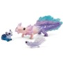 Figurine Animaux Marins - Coffret avec Salamandre Axolotl - Assortiment de 3 Jouets Schleich avec Maman et Bébé Axolotl - a offr