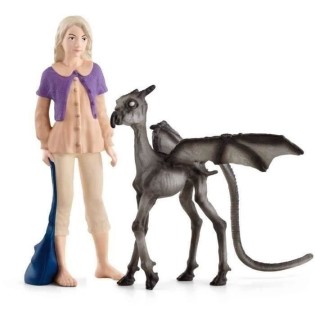 Luna et Bébé Sombral, Figurine de l'univers Harry Potter,  pour enfants des 6 ans, 12 x 2 x 10 cm - schleich 42636 WIZARDING WOR