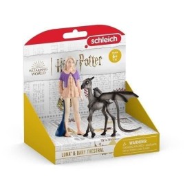 Luna et Bébé Sombral, Figurine de l'univers Harry Potter,  pour enfants des 6 ans, 12 x 2 x 10 cm - schleich 42636 WIZARDING WOR