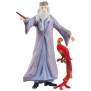 Dumbledore et Fumseck, Figurine de l'univers Harry Potter,  pour enfants des 6 ans, 11 x 4 x 12 cm - schleich 42637 WIZARDING