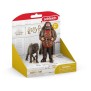 Hagrid et Crockdur, Figurine de l'univers Harry Potter,  pour enfants des 6 ans, 8 x 11,5 x 13 cm - schleich 42638 WIZARDING WOR