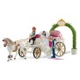 Figurine La caleche des mariés, des 5 ans, schleich 42641 HORSE CLUB - coffret, 106 pieces