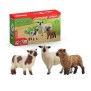 Figurine Trio de moutons, pour enfants des 3 ans,  5 x 19 x 11 cm - schleich 42660 FARM WORLD