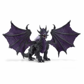 Figurine Dragon des Ténebres - Dragon Jouet Ultra-réaliste et Durable avec Ailes mobiles - Cadeau pour Garçons et Filles des 7 a