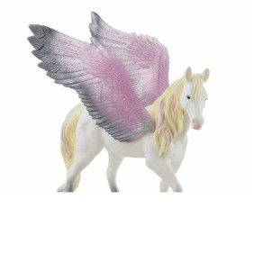 Figurine Pégase Ailée - Avec Ailes et Criniere Brillantes - Figurine Cheval Amusante et Durable - Cadeau pour Enfants a Partir d