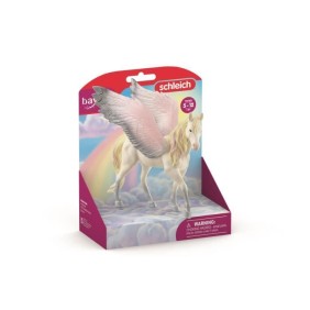 Figurine Pégase Ailée - Avec Ailes et Criniere Brillantes - Figurine Cheval Amusante et Durable - Cadeau pour Enfants a Partir d