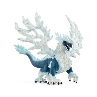 Dragon de glace, Figurine fantastique, pour enfants des 7 ans, figurine, 19 x 22 x 13 cm - schleich 70790 ELDRADOR