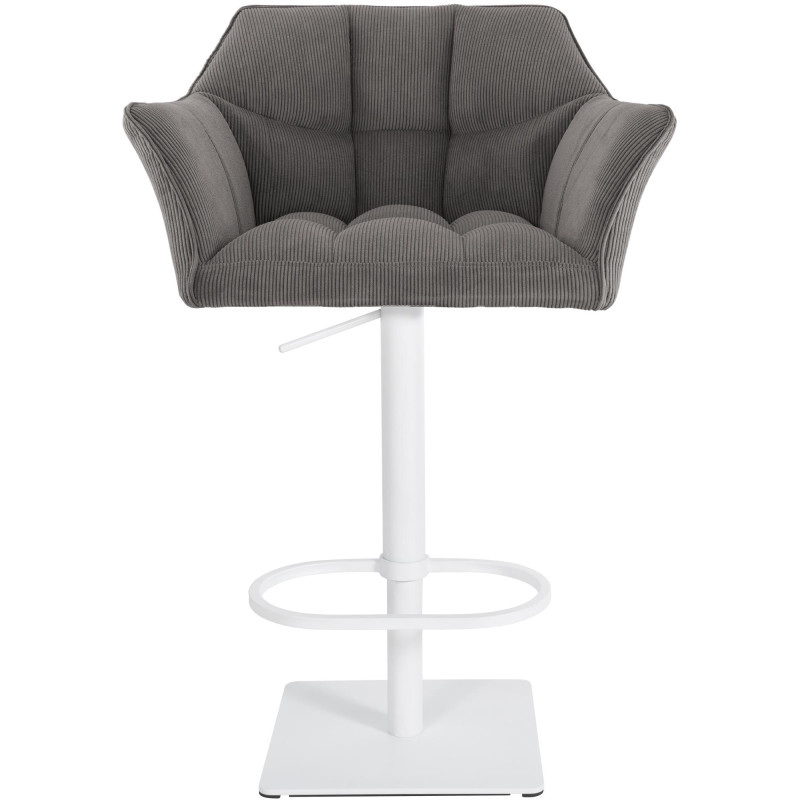 Tabouret de bar Damaso W Cord taupe