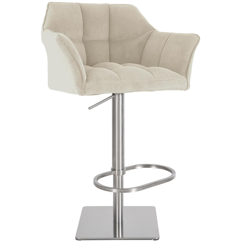 Tabouret de bar Damaso E Cord crème