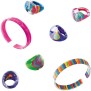 Bagues et bracelets - SES CREATIVE - Contient peinture, pinceau, 5 bagues et 2 bracelets