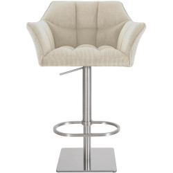 Tabouret de bar Damaso E Cord crème