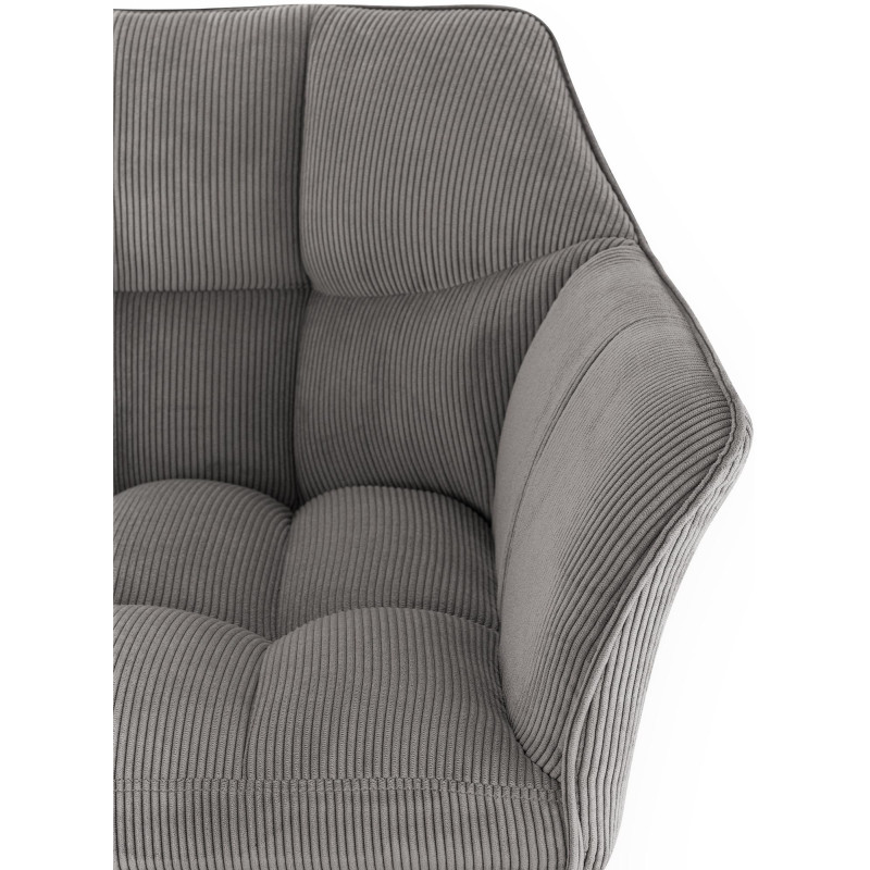 Tabouret de bar Damaso E Cord taupe