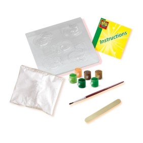 Kit de moulage et peinture - oeufs de dinosaures - Pour enfants de 5 ans et plus - Multicolore