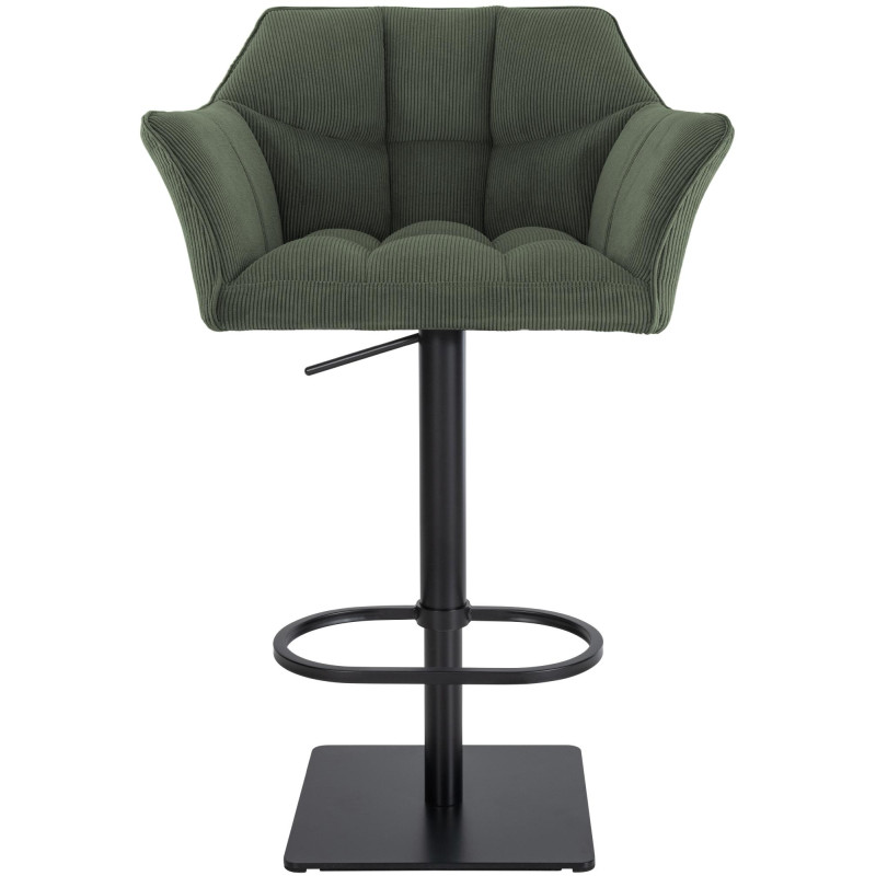 Tabouret de bar Damaso B Cord vert