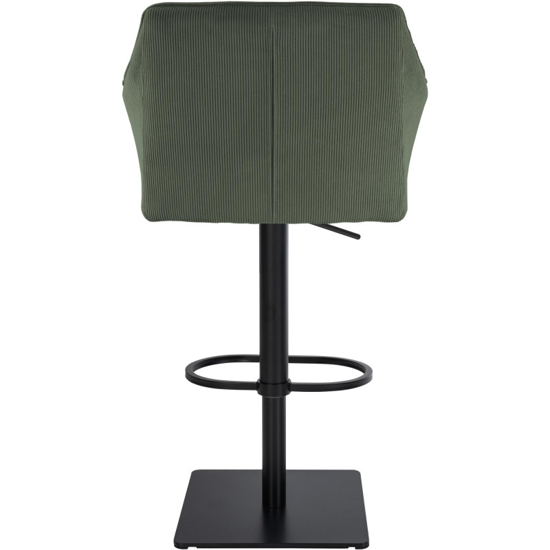 Tabouret de bar Damaso B Cord vert