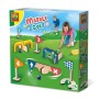 Parcours minigolf en bois - Golf de billes - Pour enfants a partir de 3 ans - Multicolore