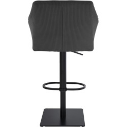 Tabouret de bar Damaso B Cord gris foncé