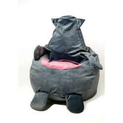 Pouf GO GIFT Gris Oxford...