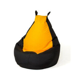 Pouf GO GIFT Jaune Noir...