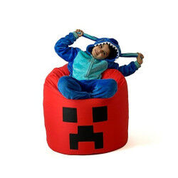 Pouf GO GIFT Rouge Oxford...